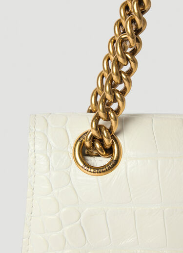 Balenciaga クラッシュ チェーン ショルダーバッグ ホワイト bal0253039