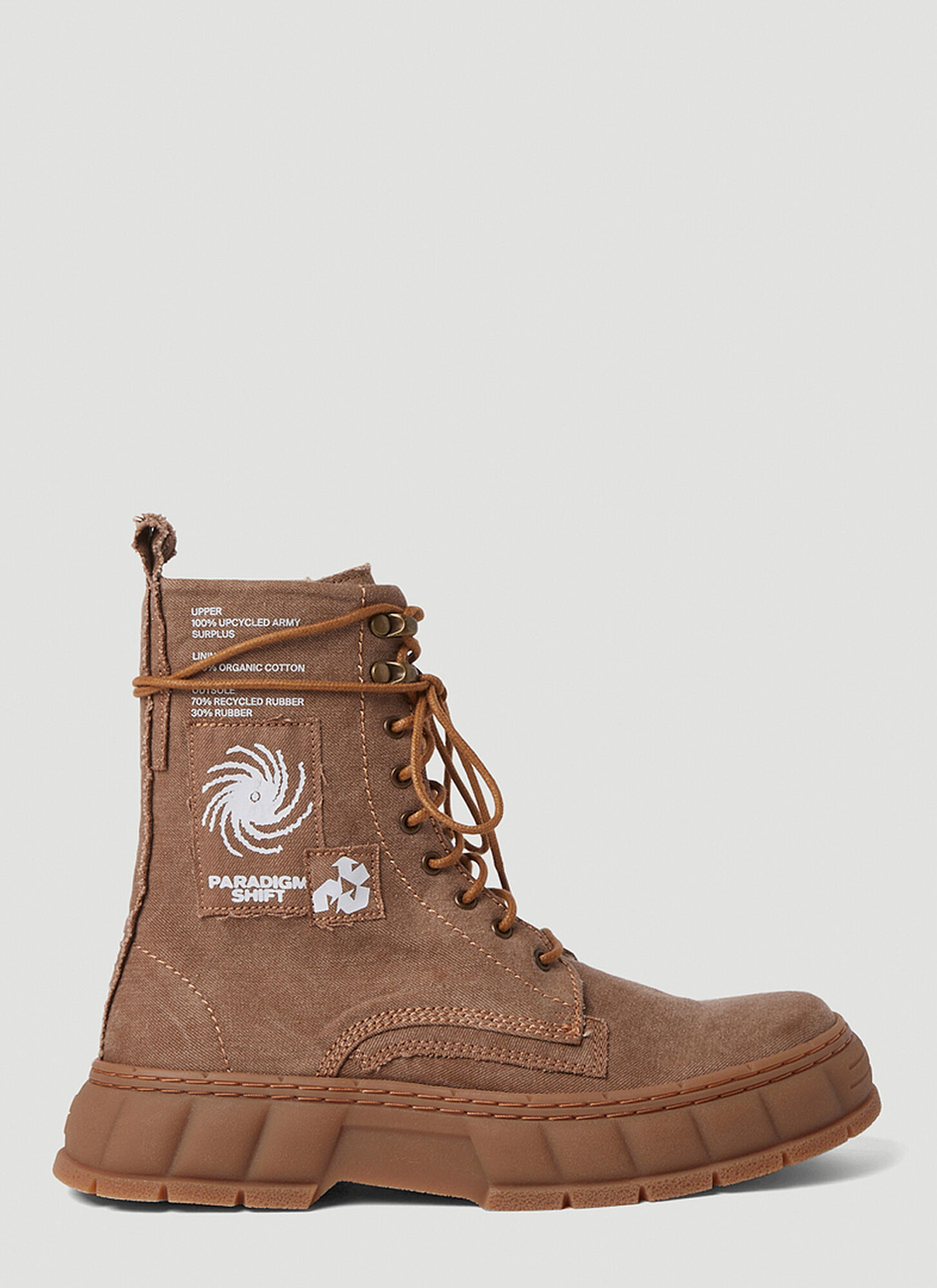 Viron 1992 Canvas Boots In Brown
