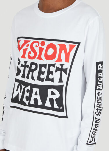 Vision Street Wear Wavy OG Box Logo T-Shirt White vsw0150005