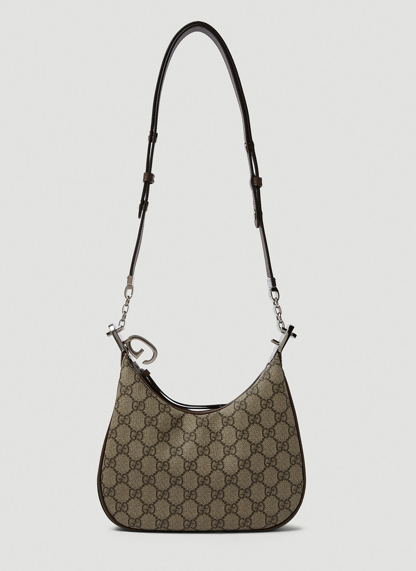 Gucci Attache Shoulder Bag Female Brown