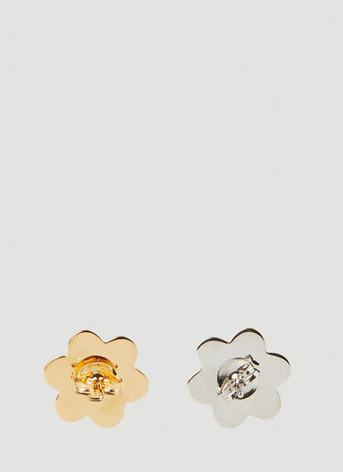 D'heygere Vice Versa Flower Stud Earrings Gold hey0348006