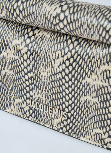 Jacquemus La Piccola Pochette Rond Carré Clutch Beige jac0260029