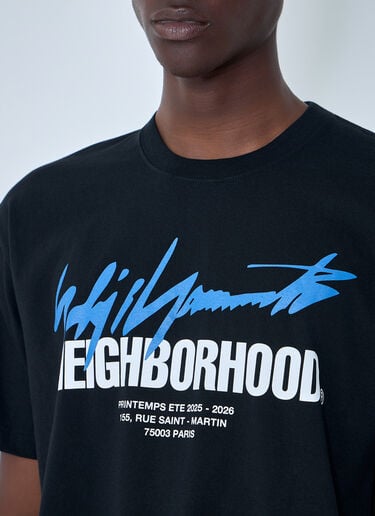 Yohji Yamamoto x Neighborhood Cotton T-Shirt Black yoy0164008
