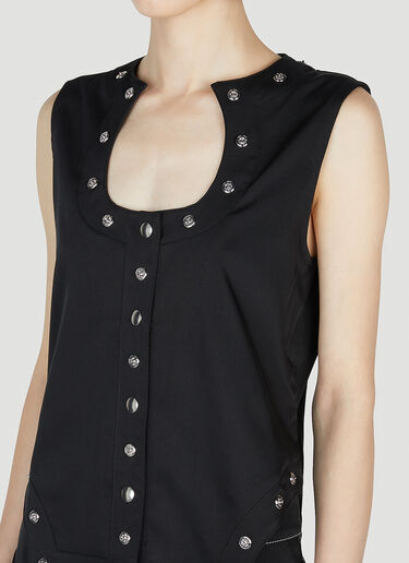Aine Gilet Jacket Kiko Kostadinov Aine Gilet Jacket Black kko0252003