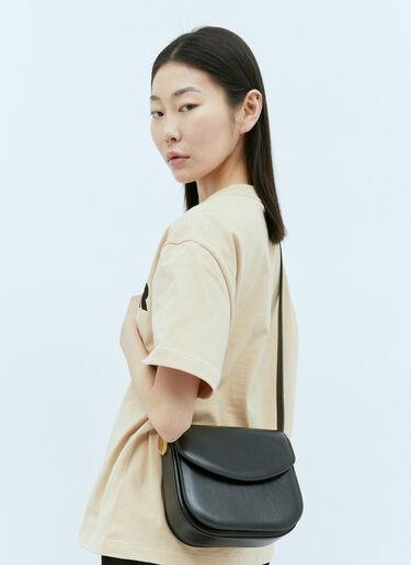 Jil Sander 미디엄 코인 숄더백 블랙 jil0256011