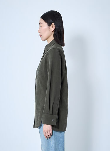 Saint Laurent Cassandre Shirt Beige sla0259014