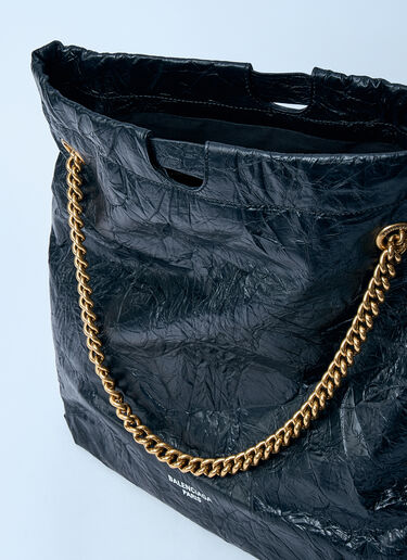 Balenciaga Crush 链带中号单肩包 黑色 bal0252078