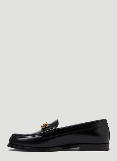 Valentino Chainlord Loafers Black val0149020