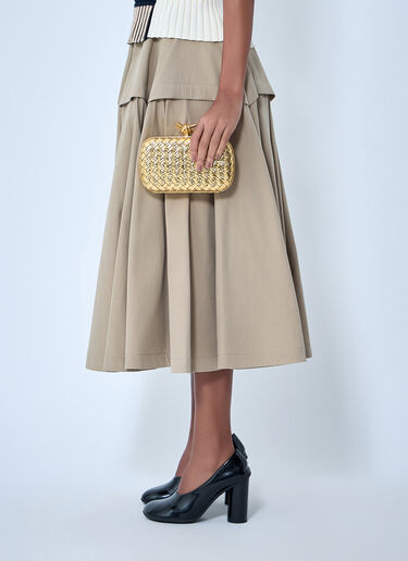 Bottega Veneta Knot Clutch Gold bov0263044