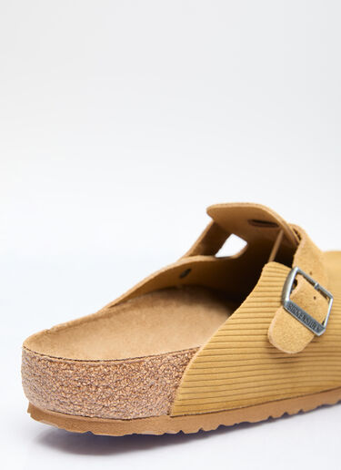 Birkenstock Embossed Boston Mules Yellow brk0156006