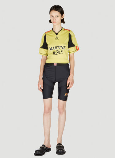 Martine Rose Shrunken Football Top Yellow mtr0252009