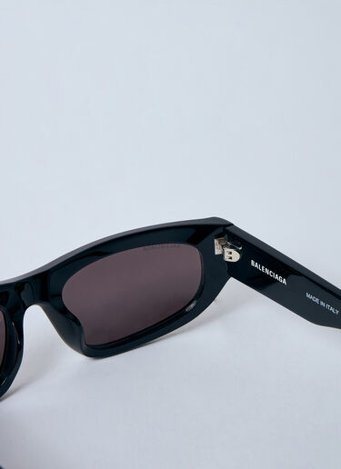 Balenciaga Logo Print Sunglasses Black bcs0360005