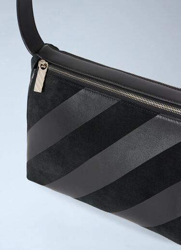 LN-CC® - Off-White: Sandbag 404 Diagonal Bag - Black Off-White Sandbag 404 Diagonal Bag Black ofw0264307