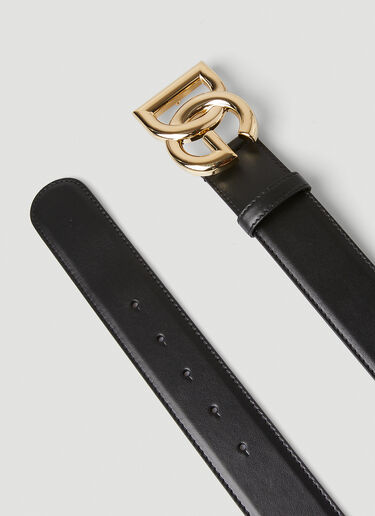 Dolce & Gabbana DG Buckle Belt Black dol0247096