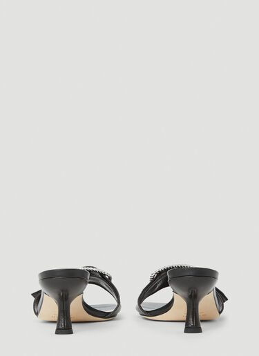 BY FAR Davina Buckle Mules Black byf0249025