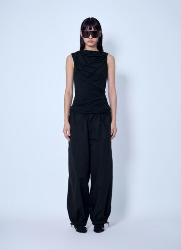 LN-CC® - Entire Studios: Drape Tank Top - Black Entire Studios Drape Tank Top Black ent0266014