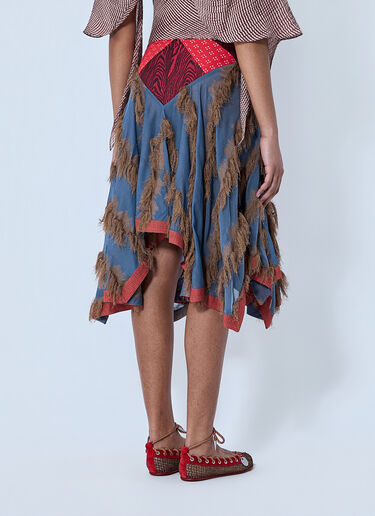 Kiko Kostadinov Klapheck Skirt Blue kko0264006