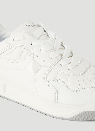 Valentino One-Stud Low-Top Sneakers White val0145064