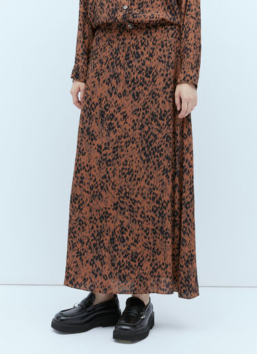 ジュペ マギー ミディスカート A.P.C. ジュペ マギー ミディスカート ブラウン apc0254007