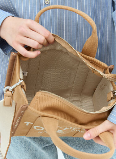 Marc Jacobs The Jacquard Small Tote Bag Beige mcj0257017
