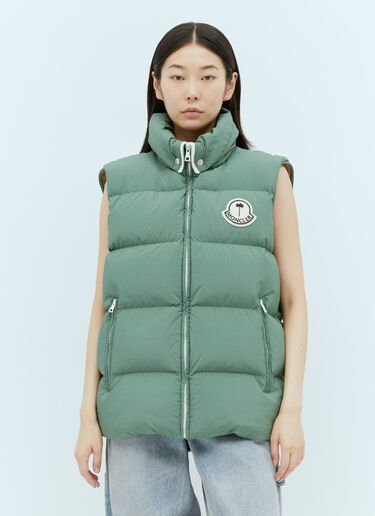 Moncler x Palm Angels Rodmar Down Vest Green mpa0355002