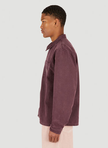 Stüssy 水洗拉链外套衬衫 紫色 sts0151003