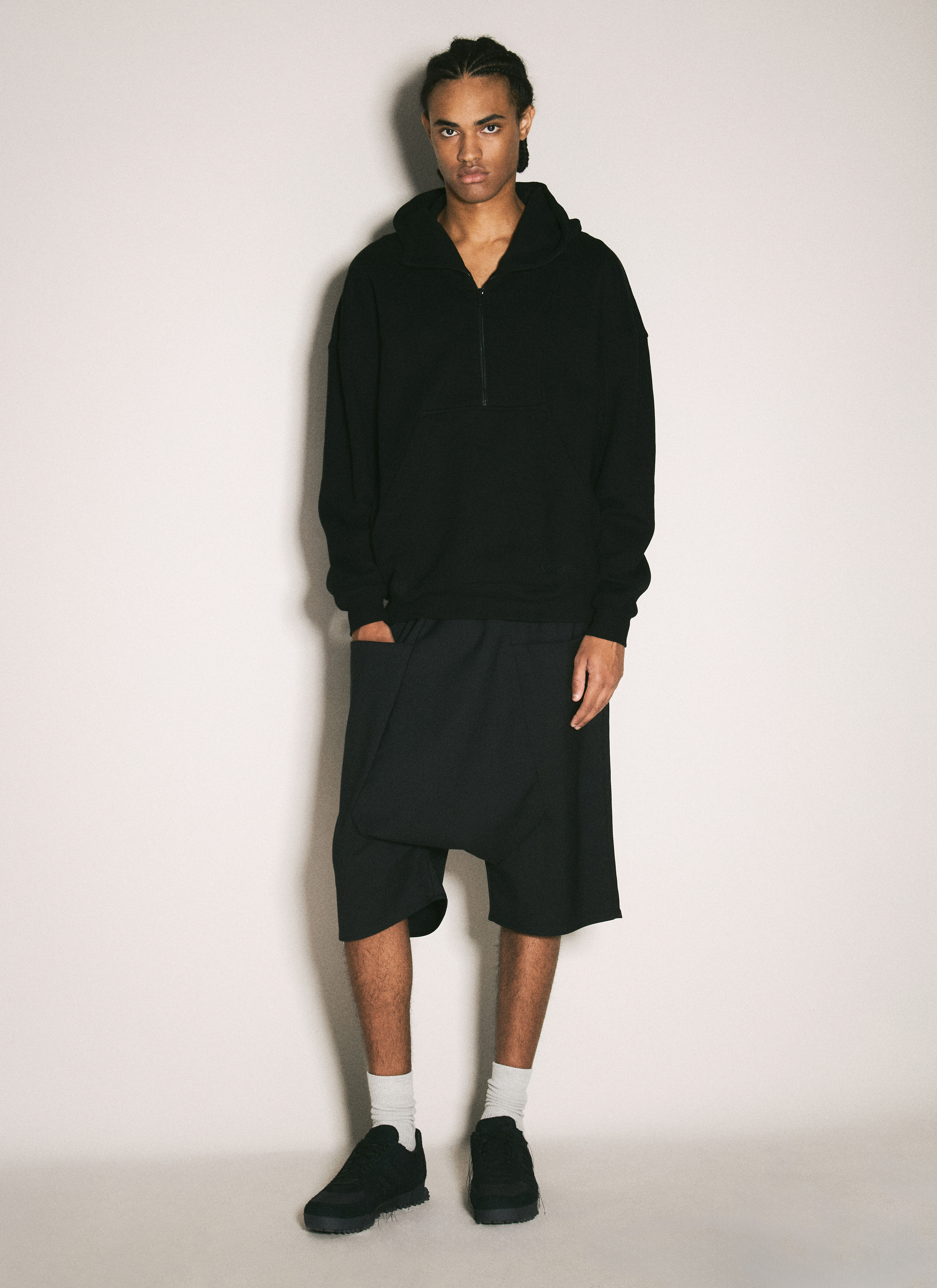 パンツ entire studios saddle shorts size M Entire Studios Men's' Saddle Shorts in Black | LN-CC®
