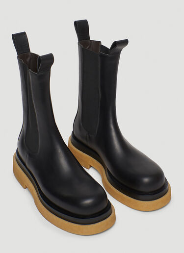 Bottega Veneta Lug Boots Black bov0145046