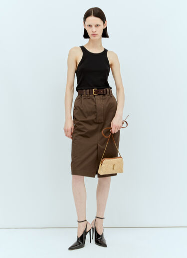 Saint Laurent Gabby 拉链小包 米色 sla0255097