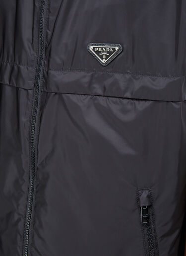 Prada Re-Nylon Gilet Jacket Black pra0143006