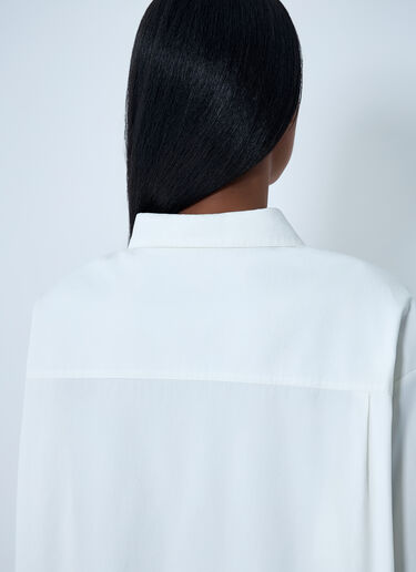 The Row Luka Shirt White row0262005