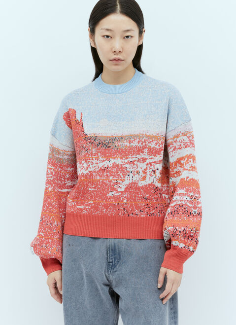 Gucci Landscape Knit Sweater Black guc0255023