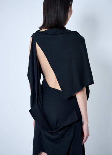 Sia Arnika Draped Polo Dress Black sia0260001