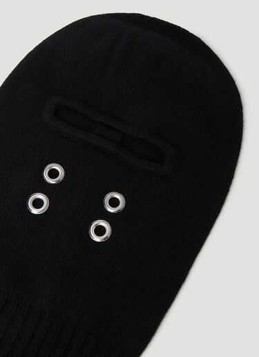 Rick Owens Knit Balaclava Black ric0153032