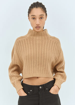 Acne Studios Wool-And-Cashmer-Blend Sweater Green acn0258003