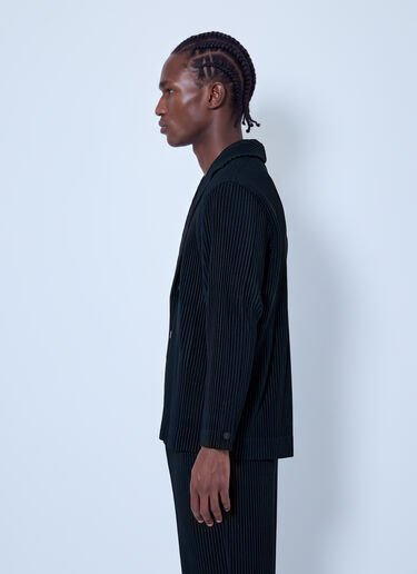 LN-CC® - Homme Plissé Issey Miyake: Basics Jackets - Black Homme Plissé Issey Miyake Basics Jackets Black hmp0166007