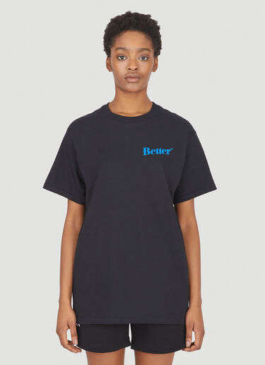 Better Gift Shop Better World 티셔츠 블랙 bfs0346001