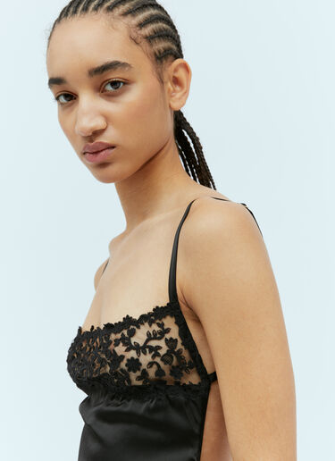 La Saudade Brodée ミニドレス Jacquemus La Saudade Brodée ミニドレス ブラック jac0254015