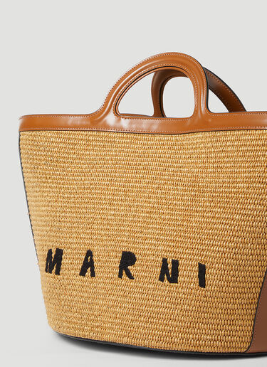 Marni Tropicalia Small Tote Bag Brown mni0247039