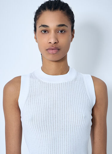 Sportmax リブタンクトップ  ホワイト spx0260006