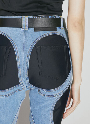 M-バックルレザーベルト Mugler M-バックルレザーベルト ブラック mug0254037