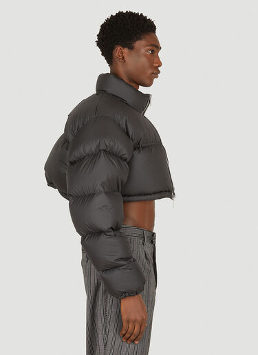 VTMNTS Cropped Puffer Jacket Black vtm0350001