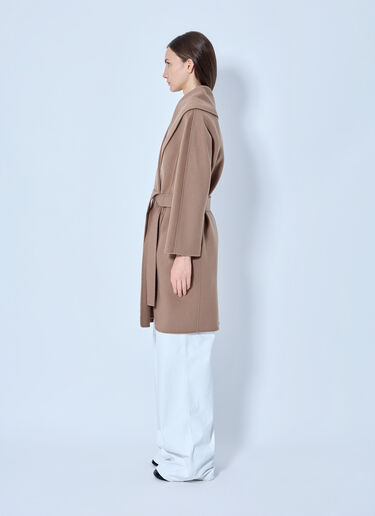 LN-CC® - Max Mara: Belted Wrap Coat - Beige Max Mara Belted Wrap Coat Beige max0265226
