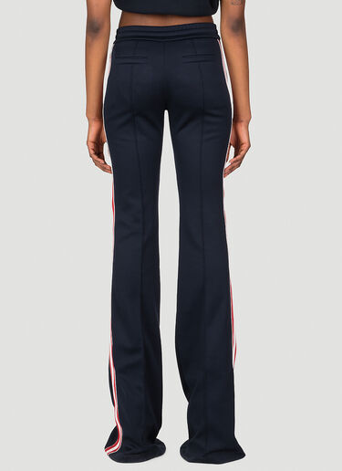 Balmain Women's 70s Flare Track Pants in Blue