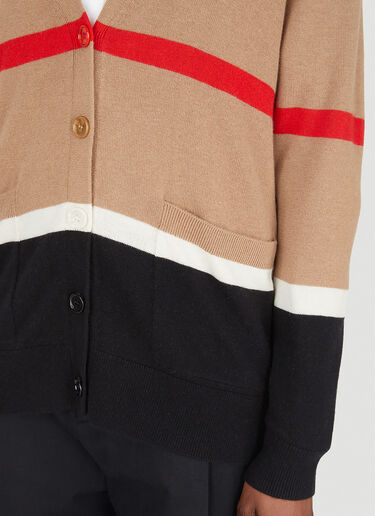Burberry Phillipa 经典条纹开衫 米 bur0247033