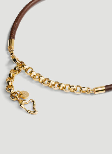 Jacquemus Le Collier Turbi Necklace Brown jac0251110