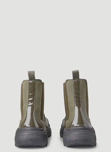 GmbH Faux-Leather Chelsea Boots Khaki gmb0148001