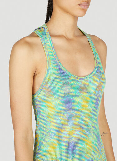 Holey Space Dye Knit Top Aries Holey Space Dye Knit Top Green ari0252007