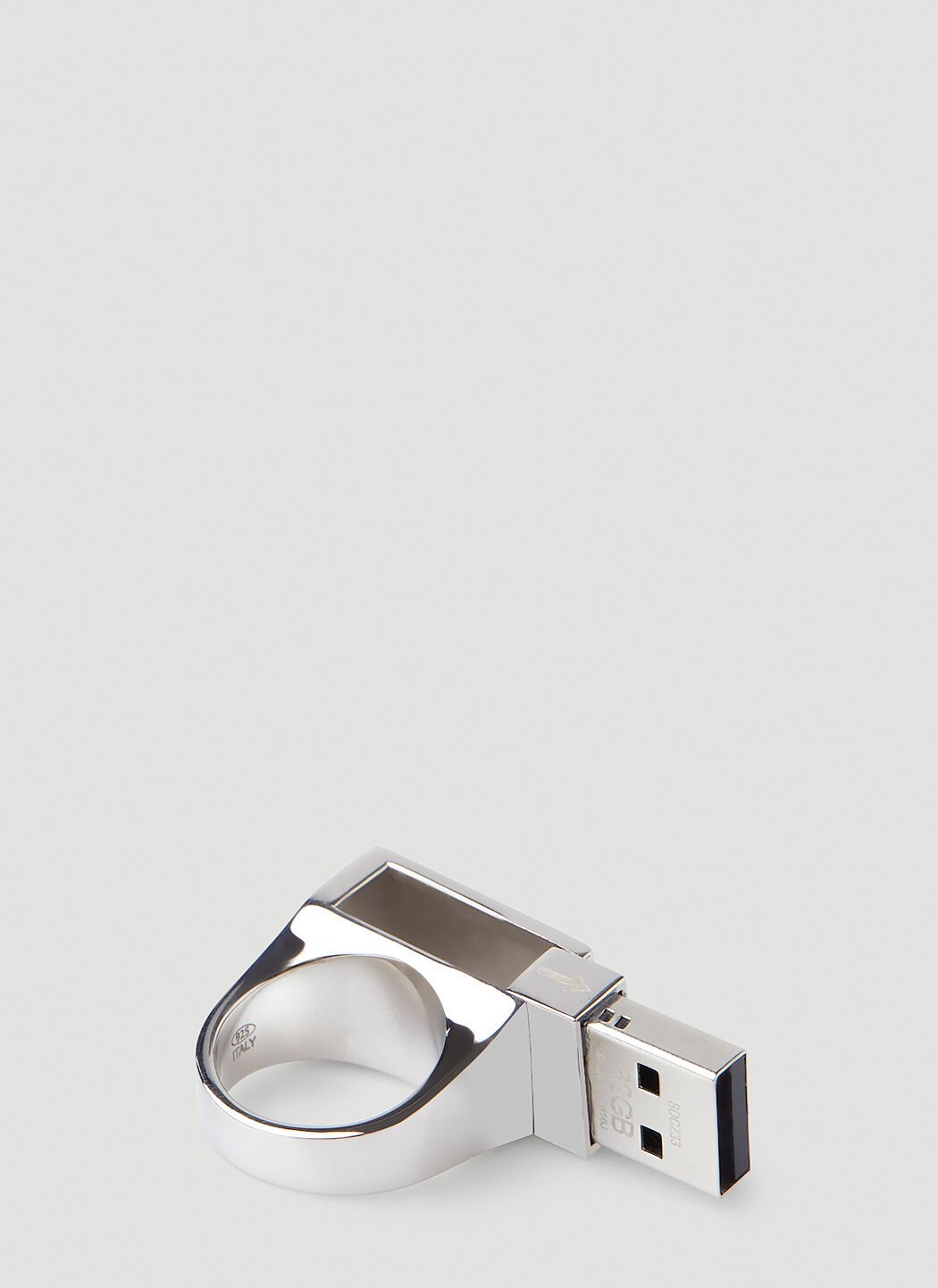 D'HEYGEREx Deewee USB Signet Ring（silver