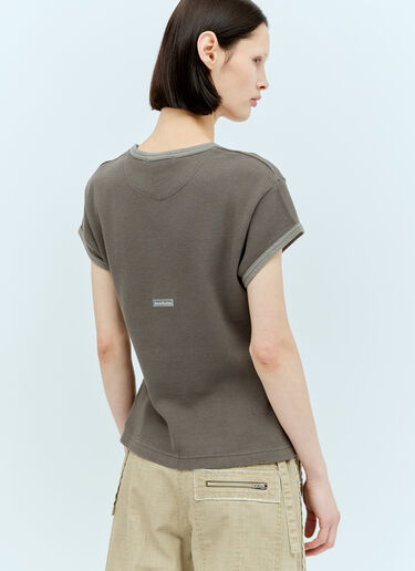 Acne Studios Waffle T-Shirt Grey acn0255017